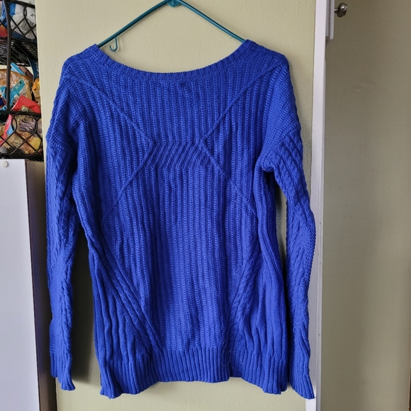 Blue Knit Sweater - Picture 2 of 4